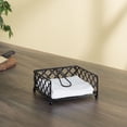 thumbnail image 2 of Porte-serviettes plat Lattice Collection avec bras pivotant lesté, noir, 2 of 3