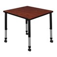 thumbnail image 1 of Regency TB3030CHAPCBK Table de Classe Mobile Réglable en Hauteur Carrée Cerisier 30 Po, 1 of 2