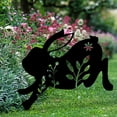 thumbnail image 5 of Acrylic Bunny Garden Decor, 17" Rabbit Yard Decor, Metal Yard Art Animals Garden Stakes Rabbit Silhouette, Rabbit Yard Decorations Outdoor, Bunny Garden Art for Flowerbeds Planters Patios Lawn, 5 of 5