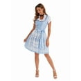 thumbnail image 4 of Oktoberfest Outfits for Women Dirndl Dress for German Traditional Bavarian Costume Blue XL, 4 of 8