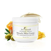 Bee Naturals Hydrating Cream Full body Nourishment with Olive Oil, Beeswax & Coconut Oil for all skin types 4 oz