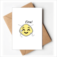 thumbnail image 1 of Cartes de Souhaits d'Expression de Visage de Bonne Humeur Vous Êtes Invité Invitations, 1 of 3