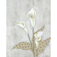 thumbnail image 2 of Lam, Vanna 12x14 White Modern Wood Framed Museum Art Print Titled - Lovely Botanical III, 2 of 4