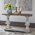 thumbnail image 2 of Pemberly Row Traditional Wood Sofa Table, Living Room, Entry Way, Hallway in White, 2 of 6