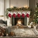 thumbnail image 5 of Seyotauo Christmas Stockings with Initials, Embroidered Xmas Stockings, 7" Large Knitted Xmas Stocking, Christmas Party Fireplace Family Hanging Stocking Decorations, 5 of 6