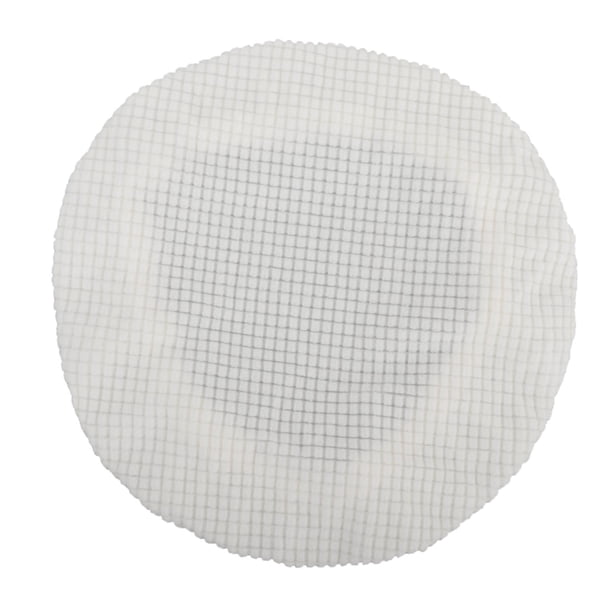 Fundas para taburetes de bar, cojines redondos, fundas elásticas a prueba de polvo para cojines de taburete. Blanco