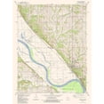 thumbnail image 3 of USGS 19x24 Black Modern Framed Museum Art Print Titled - Weston Missouri Quad - USGS 1984, 3 of 5