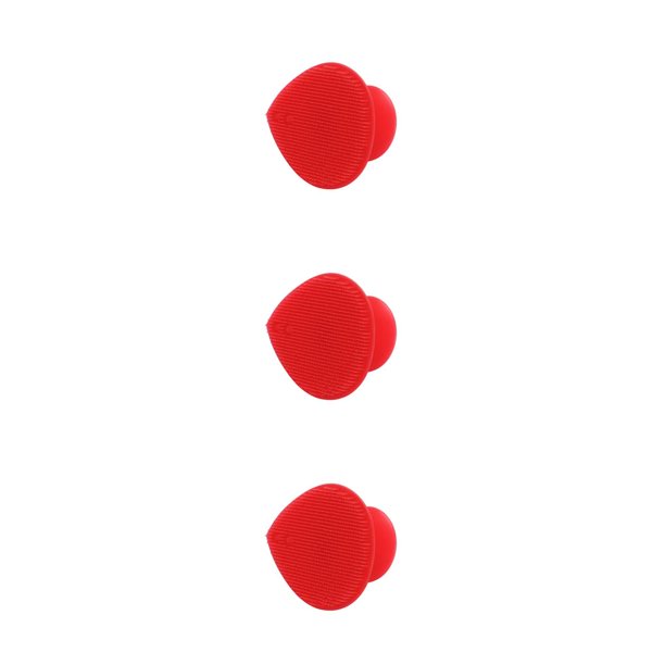 Seitruly Cepillo de limpieza Herramienta de masaje de gran tamaño Herramientas de belleza multiusos Rojo Type1 NO1