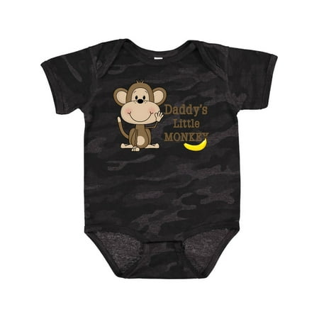 

Inktastic Daddy s Little Monkey Gift Baby Boy or Baby Girl Bodysuit