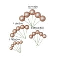 thumbnail image 2 of 20-Piece Cake Decorations Glitter Foam Balls Set - Colorful Sparkle Balls for Birthday Cakes, Cupcakes/Dessert Decor, Mini Craft Balls for Party Decorations, DIY Baking Decoration Supplies, Rose Gold, 2 of 6
