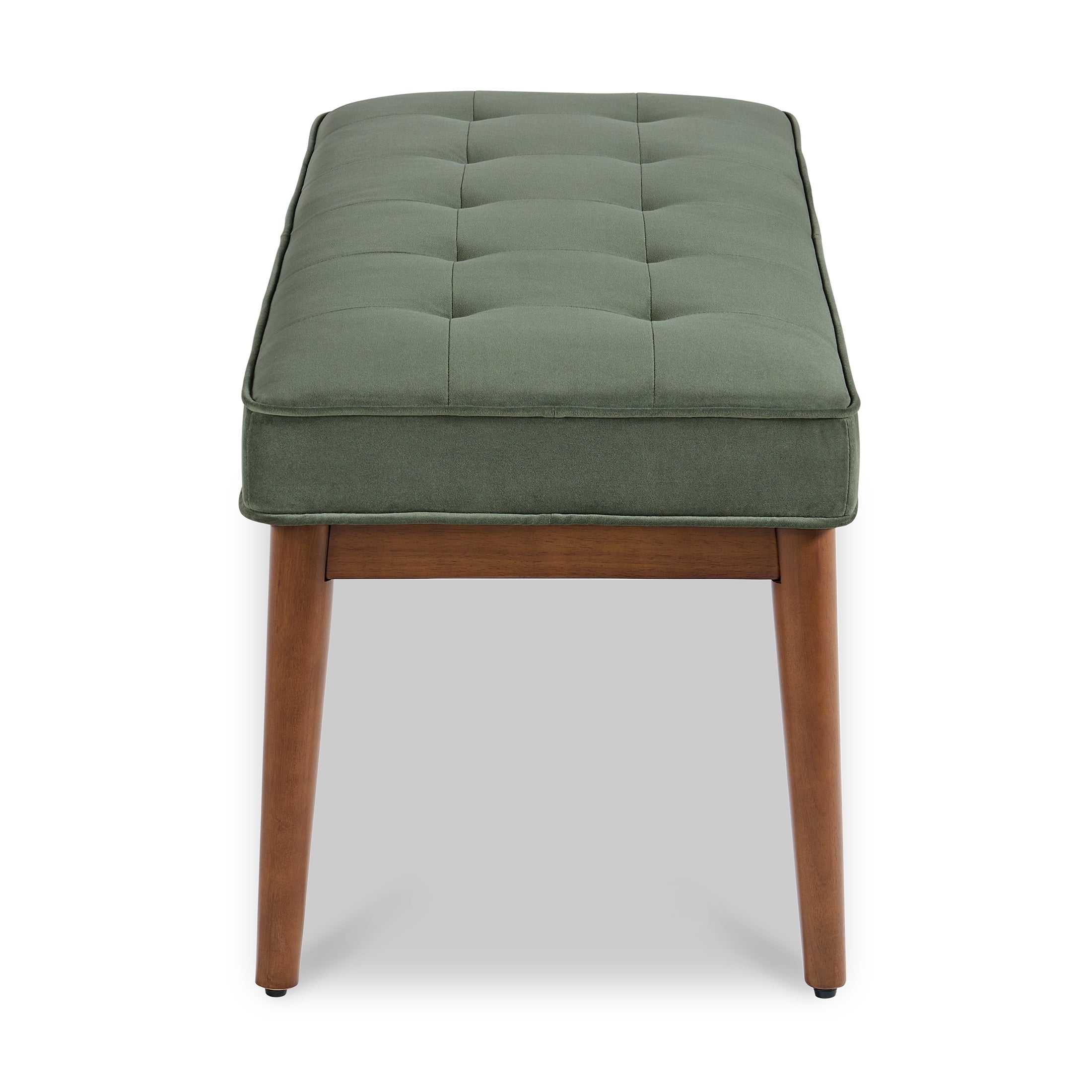Better Homes & Gardens Colton 44" Upholstered Accent Bench, Olive