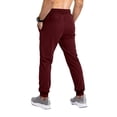 thumbnail image 4 of Mens Hiking Joggers Lightweight Stretch Quick Dry Outdoor Fishing Pants With Zipper Pockets Tapered Leg Wine M, 4 of 7
