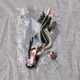 thumbnail image 2 of JLA Catwoman #1 Women's T Shirt, Athletic Heather, Large, 2 of 6