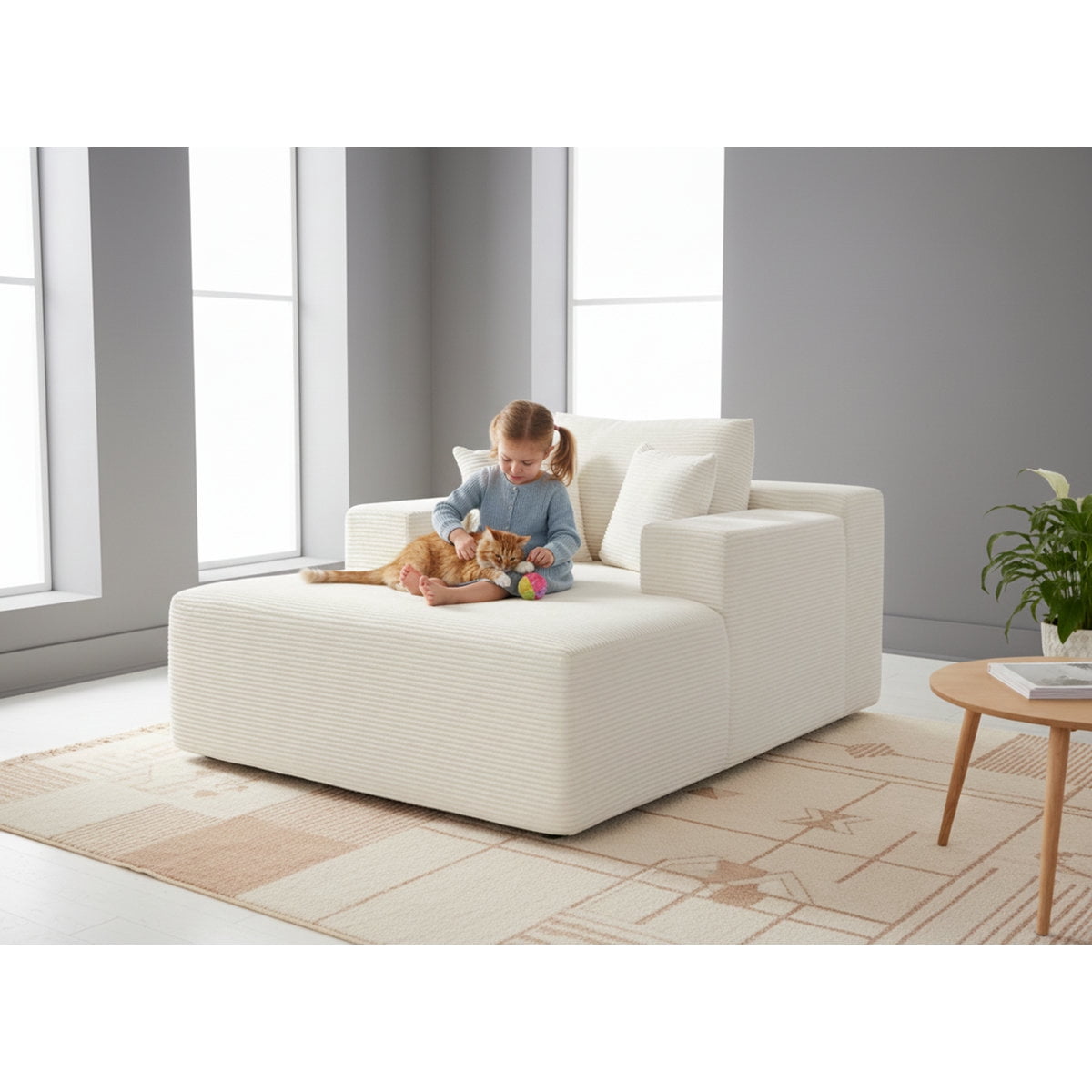 US Pride Compression Full Foam chaise Lounge