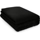 thumbnail image 1 of Cobija King Size Bluelander, Diseño de Cuadros, Franela 100% Poliéster Ultrasuave, Negro, 1 of 5