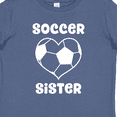 thumbnail image 4 of Inktastic Heart Soccer Sister Girls Baby T-Shirt, 4 of 5