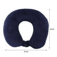 thumbnail image 4 of Cheers.US Travel Neck Pillow Memory Foam Airplane Travel Essentials Comfortable Washable Cover Plane Neck Support Pillow for Neck Pain Relief Sleeping, 4 of 4