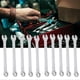 thumbnail image 5 of 10pcs 8mm Ratcheting Wrench Set Chrome Tangsten Steel Spanner Car Repair Hand Tool, 5 of 5