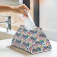 thumbnail image 6 of Sikiie Colorful Chameleons Leather Tissue Box Cover Rectangle, Long Tissue Box Cover, Tissue Box Holder, Tissue Holder for Bathroom, 6 of 7