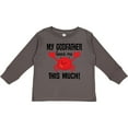 thumbnail image 3 of Inktastic My Godfather Loves Me Godchild Boys or Girls Long Sleeve Toddler T-Shirt, 3 of 5