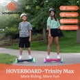 thumbnail image 4 of Bluetooth Hoverboard for Kids 6-12, 6.5" Colorful Luminous Wheels, Max Speed 6.2mph, Dual 250W Motor, Blue, 4 of 10