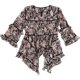 thumbnail image 2 of Blusa de Punto con Ribete de Cinta bar III para Mujer Rosa Pequeña, 2 of 2