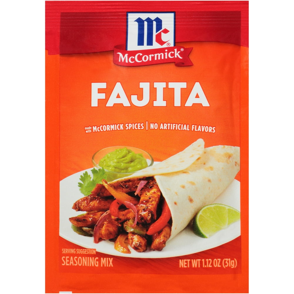 McCormick Classic Fajitas Seasoning Mix Packet, 1.12 oz