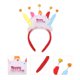 thumbnail image 2 of KAKOWELY Diadema de cumpleaños, diadema de fiesta, diadema decorativa para niños, diadema encantadora, 2 of 5