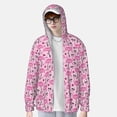 thumbnail image 2 of Fotbe Cool Flamingos Chaqueta con Protección Solar UPF 50+ para Hombre y Mujer, Camisa con Capucha y Bolsillos-Medium, 2 of 7