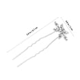 thumbnail image 2 of YSNOOWE 10Ud Pasadores De U Con Copos De Nieve En Metal Para Estilo, 2 of 7