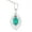turquoise, variant on Pure 925 Sterling Silver Necklace For Women, Natural Pear Turquoise Blue Gemstone Unique Handcrafted December Birthstone Gift For Her