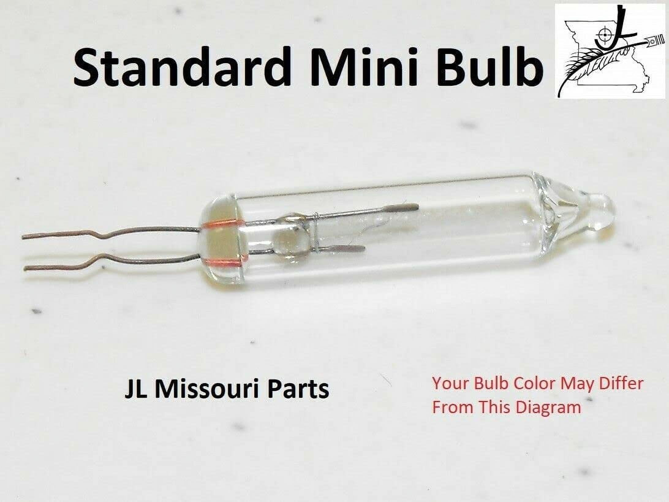 10 A  Bulb Flashers, 2.5 Volt V .425 Watt W Clear Glass Incandescent Indoor Outdoor Bulbs Makes Lights Flash