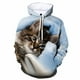 thumbnail image 2 of Sudadera con capucha con estampado 3D de gato divertido y lindo más nueva, ropa informal para hombre y mujer, ropa de calle con capucha de gato y animal, moda Harajuku y2k, 2 of 5