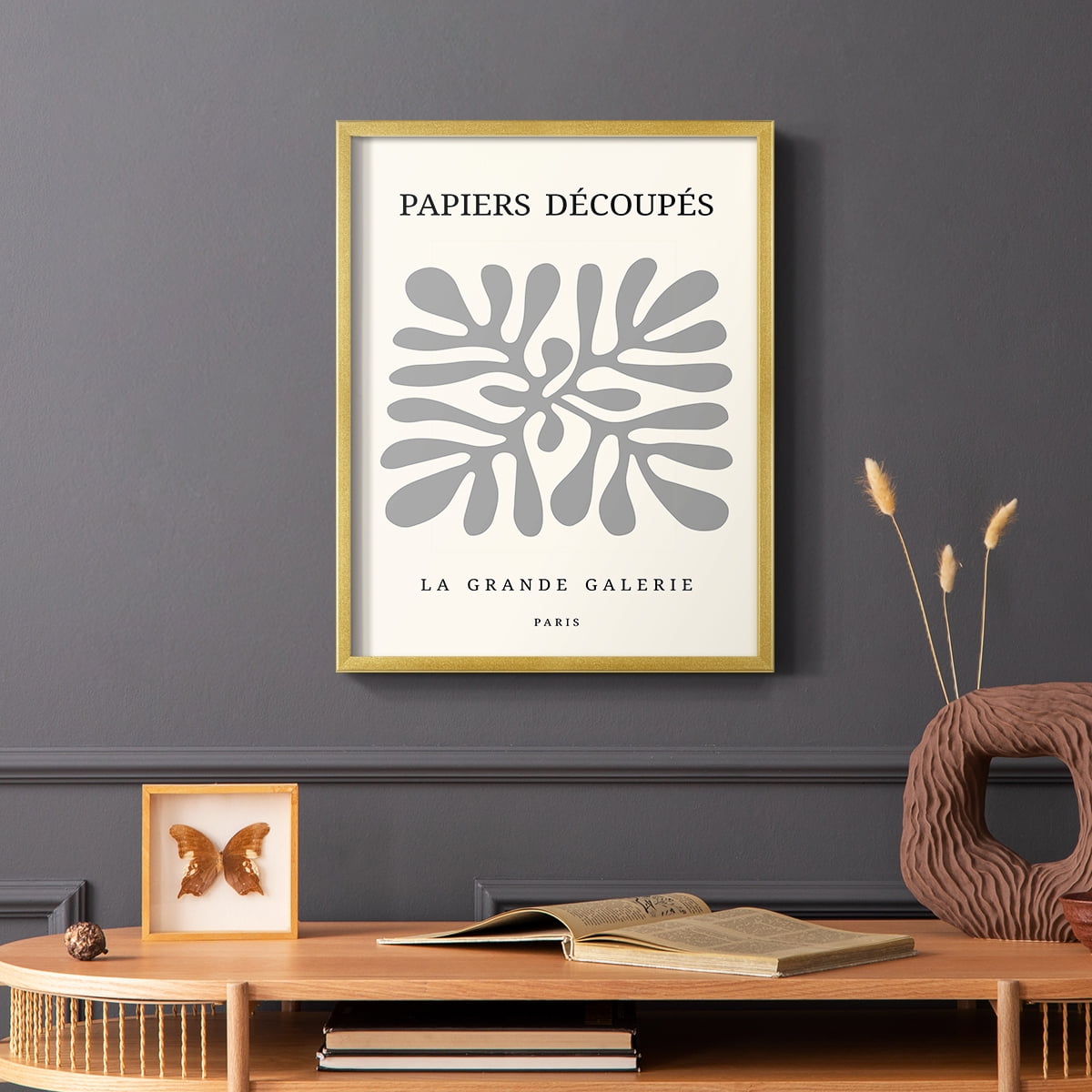 Matisse CCCXC in Gold Solid Wood 8 x 10 Framed Print