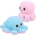 thumbnail image 4 of Muñeco de peluche para bebé, muñeco de peluche de pulpo reversible de doble cara, juguetes de peluche de pulpo con funcionalidad inteligente, 4 of 14
