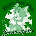 thumbnail image 2 of Men's Tom and Jerry Here for the Shenanigans  Graphic Tee Kelly Green Small, 2 of 5
