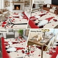 thumbnail image 6 of Happy Valentine's Washable Area Rug 5 x 7 ft Day Gnomes Linen Texture, Soft Non Slip Rugs Stain Repellent Indoor Felt Carpet for Living Dining Room Bedroom Home Office, 6 of 9