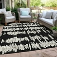 thumbnail image 6 of Addison Rugs Chantille Indoor/Outdoor Transitional Stripes Black Washable Rectangle Rug, 10' x 14', 6 of 6