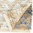 thumbnail image 3 of Fennco Styles Diamond Stripe Chindi Table Runner 16" W x 72" L - Navy Blue Woven Rustic Table Cover for Home, Dining Room Décor, Banquets, Family Gatherings, 3 of 3