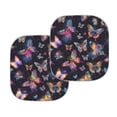 thumbnail image 2 of Bulopur Colorful Butterfly Car Sun Shade Windshield Block UV Rays Sun Protector for Car Windshield Universal Size Automotive Interior Sun Protection for Most SUVs Vans Trucks, 2 Pcs, 2 of 6