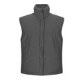 thumbnail image 4 of Oksale Oversized Vest for Women Cotton Quilited Vests Zip Up Sleeveless Jackets with Pockets Stand Up Collar Jacket Thicken Warm Winter Coats 2025 Dark Gray S, 4 of 6