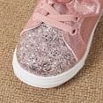 thumbnail image 6 of Quealent Toddler Girls Sneakers Little Girls Running Sports Shoes(Toddler/Little Kids) Pink for Size 11, 6 of 8