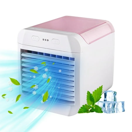 

lulshou Cool Fan Mini Air Conditioner Air Cooler USB Portable Desktop Silent Spray Refrigeration