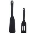 thumbnail image 1 of Juego de 2 espátulas finas de silicona Uanit - Mini espátulas para servir brownies - Espátula antiadherente para cocinar fácilmente huevos, tortillas, panqueques, hamburguesas, pizza, filetes,, 1 of 5