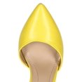 thumbnail image 4 of Breckelles CB80 Women Leatherette Pointy Toe Single Sole Ankle Strap d'Orsay Stiletto Pump, 4 of 6