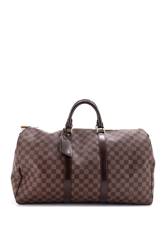Pre-Owned Keepall Bag Damier 50 By Rebag