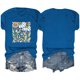 thumbnail image 4 of Fiudx Liquidación de Ahorros de Verano Blusas con Estampado de Flores para Mujer Top de Manga Corta con Cuello Redondo, 4 of 4