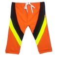 thumbnail image 3 of Yaoyar Mens Swim Pants Stylish Long Swim Trunks with Fashionable Color Blocks Quick-Drying Square-Leg Sunscreen Swimwear, 3 of 7