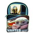 thumbnail image 1 of Star Wars 16" Cargo Backpack Mandalorian Baby Yoda Wanted Front Pocket, 1 of 1