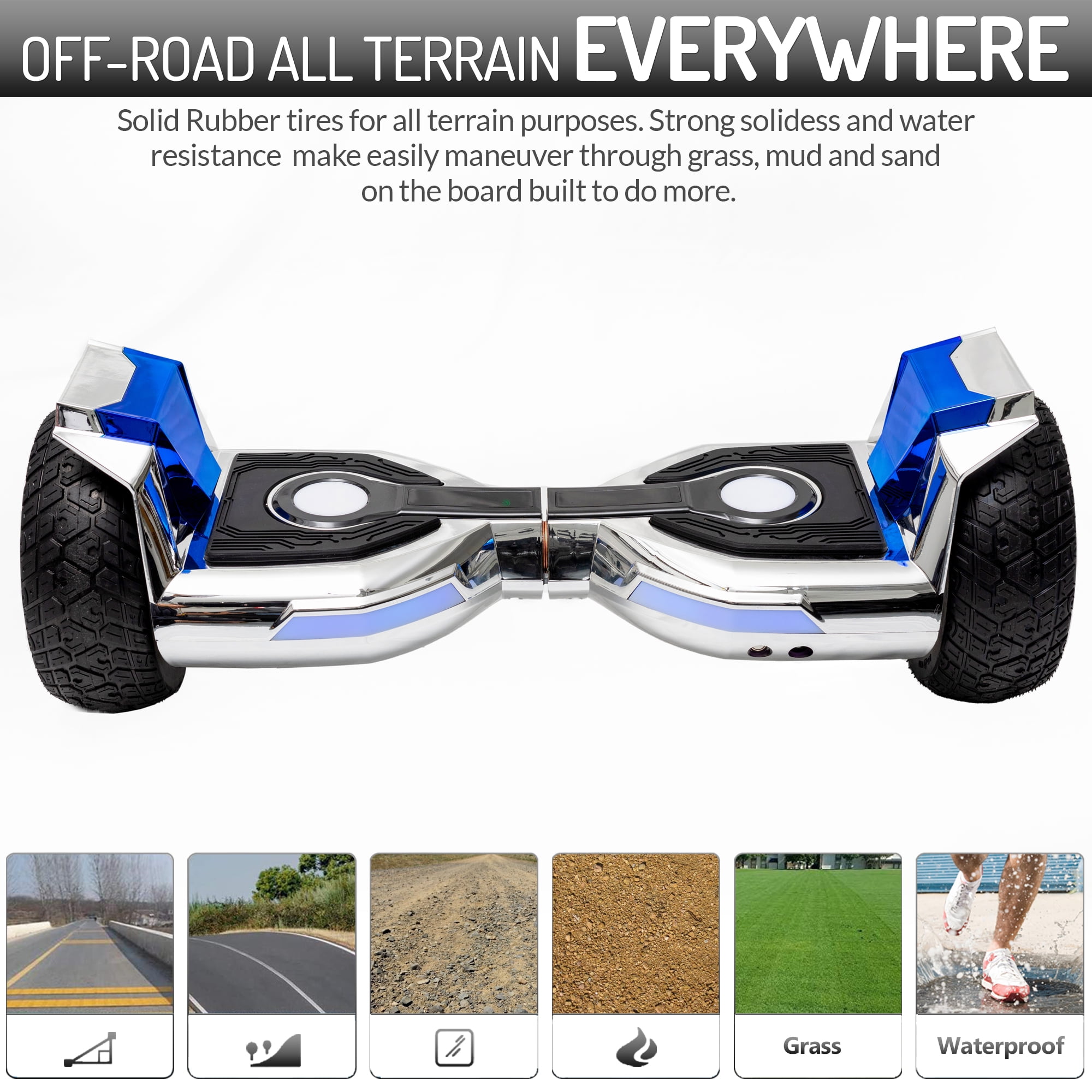 8,5 Zoll Hoverboard Riding Scooter All-Terrain Off-Road